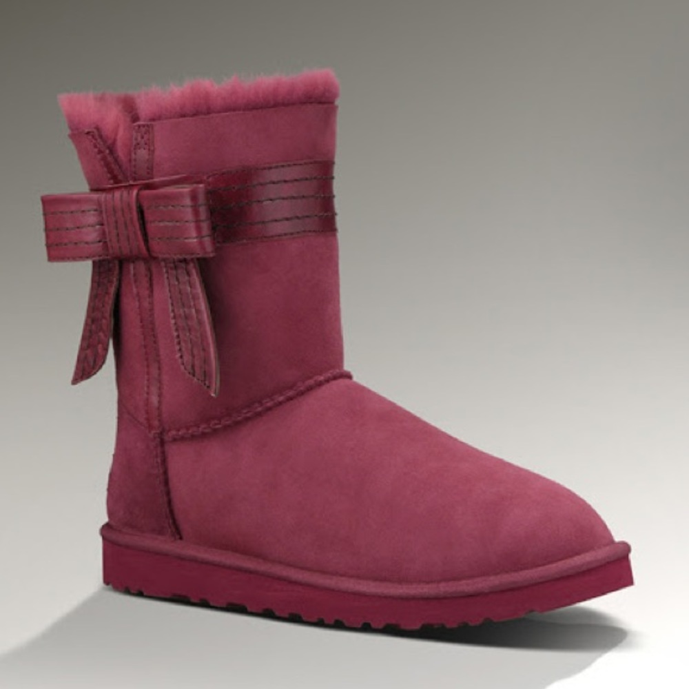 Ugg Josette Bow Boot- Rose